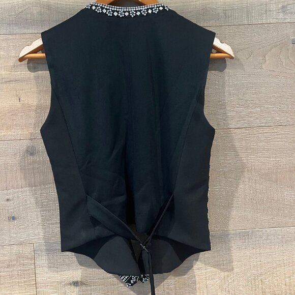 Stella McCartney Crystal Embellished Vest top size IT 38/ US 4 - Picture 7 of 11